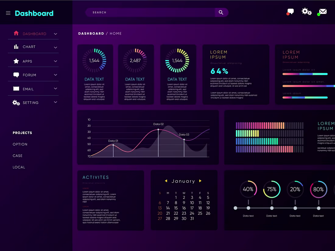 Cover image for I will a build a custom dashboard for you