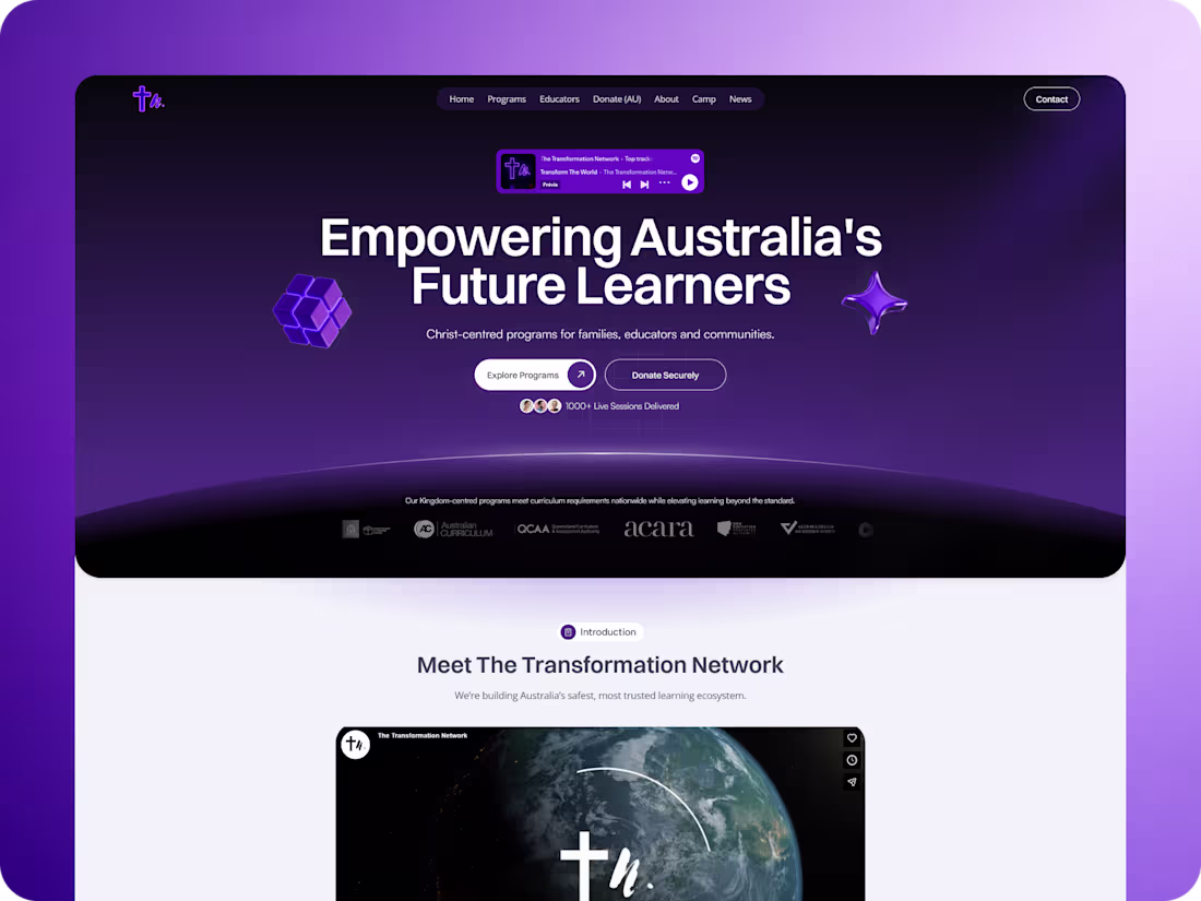 Cover image for TTN Charity Premium Landing Experience