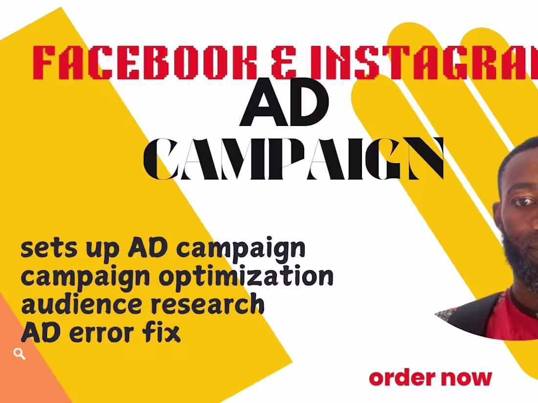 Cover image for I will set up professionally Facebook and Instagram ads