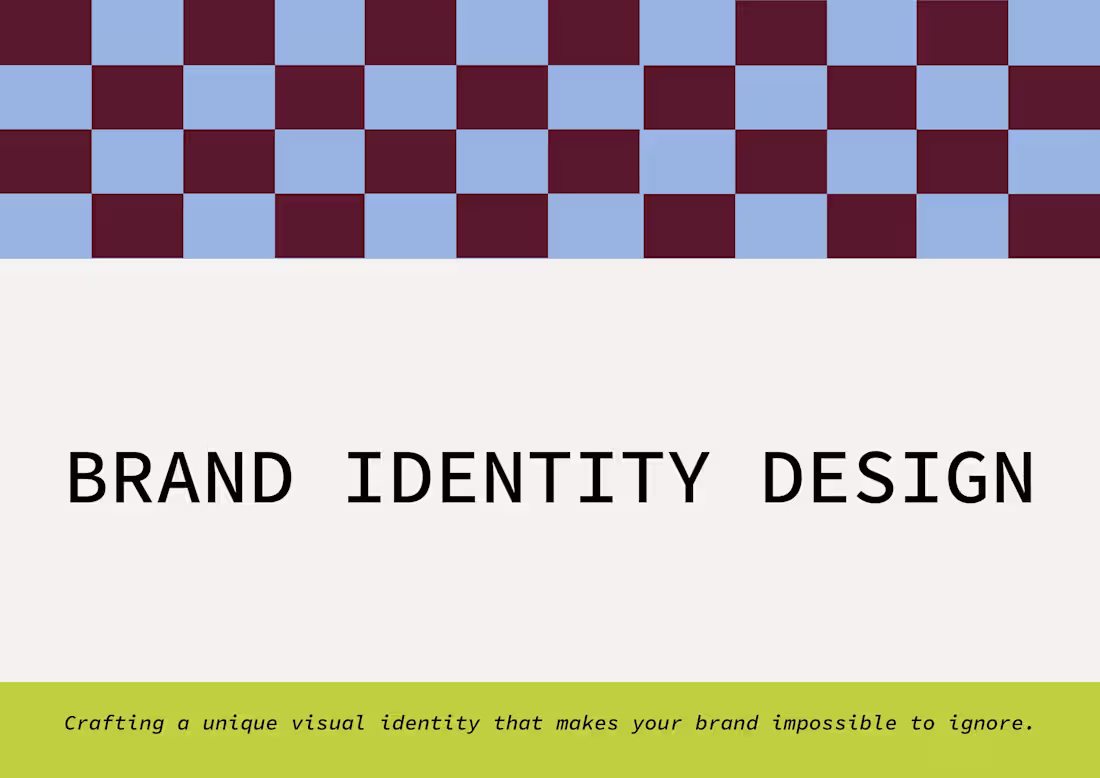 Cover image for Brand identity design