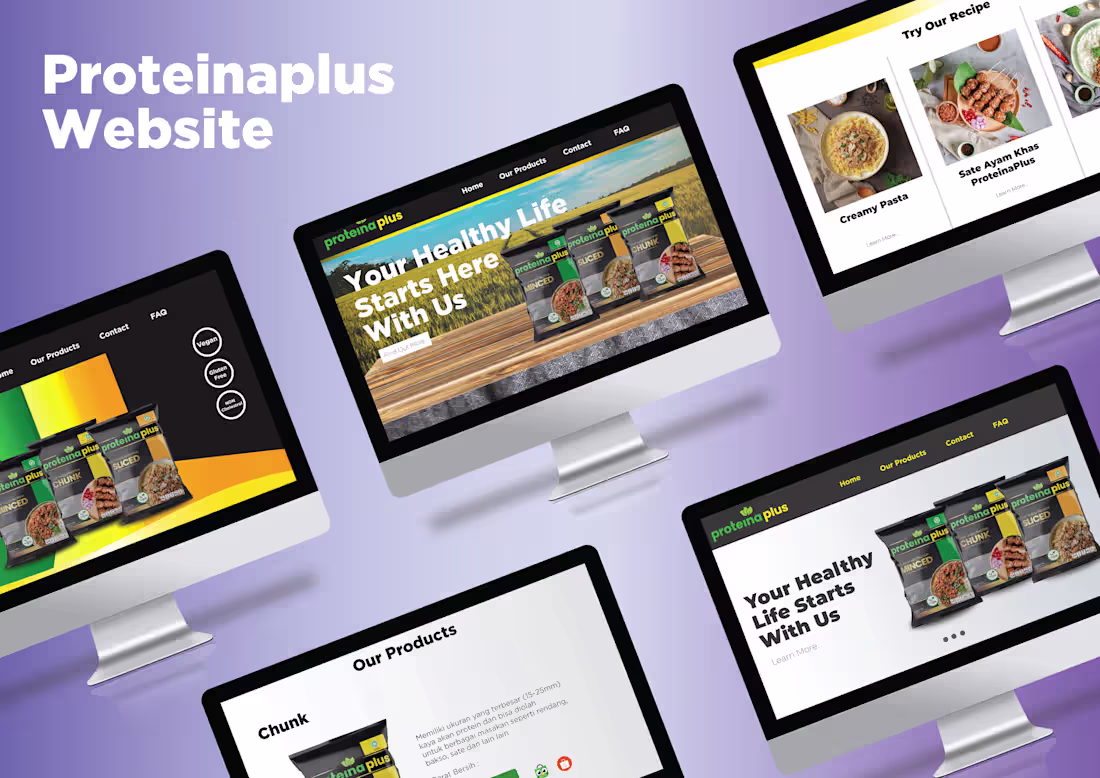 Cover image for Food Company Web Design