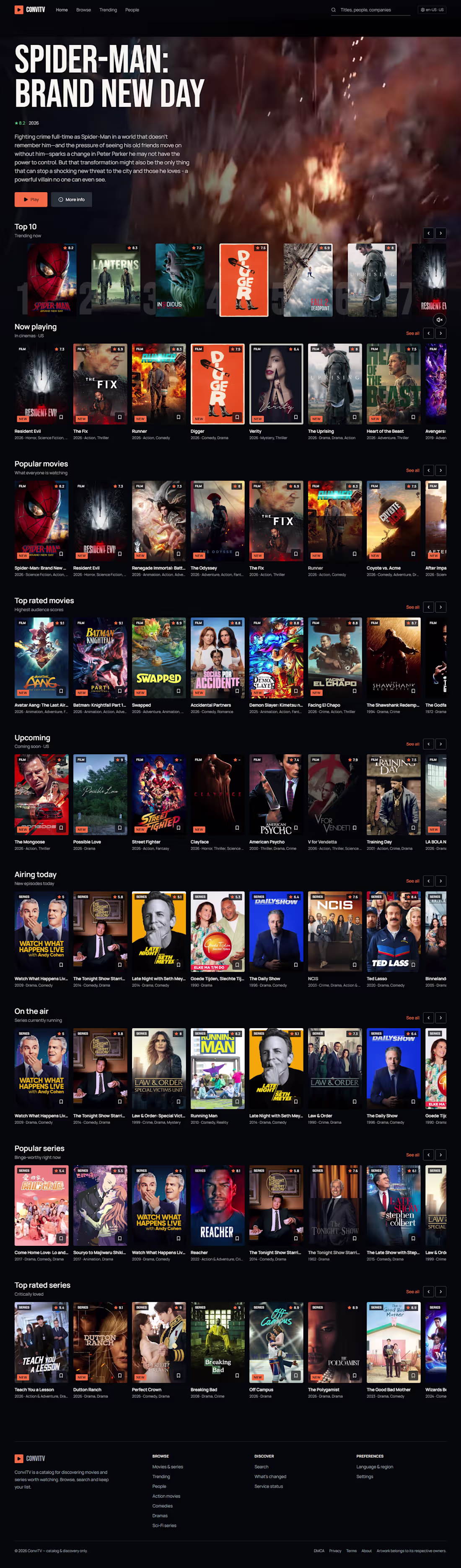 Cover image for ConviTV: Movie & TV Streaming