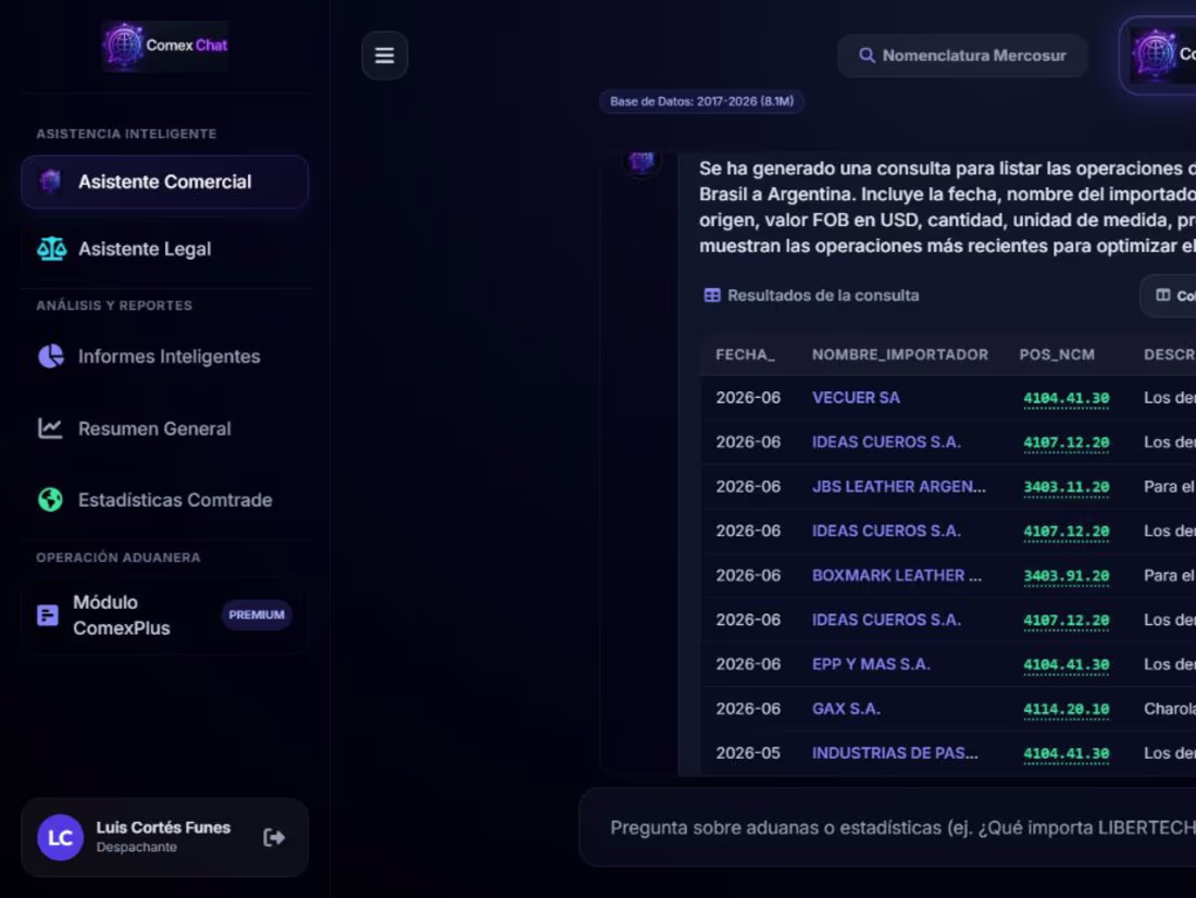 Cover image for ComexChat — AI Assistant for International Trade