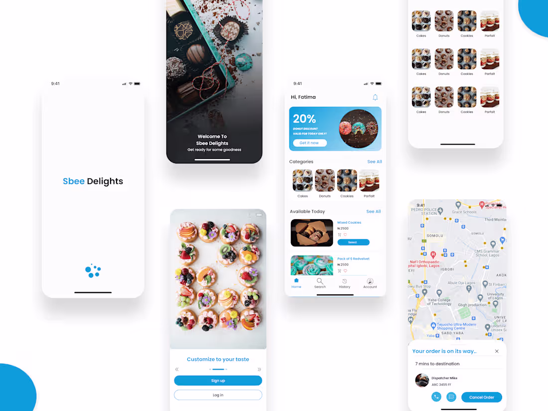 Cover image for Sbee Delights Mobile App - UX Case Study