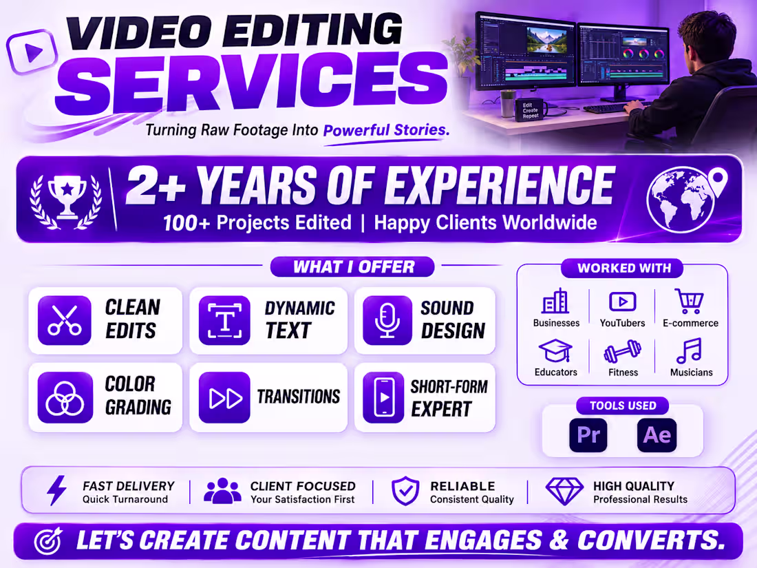 Cover image for Video Editing & Content Creation