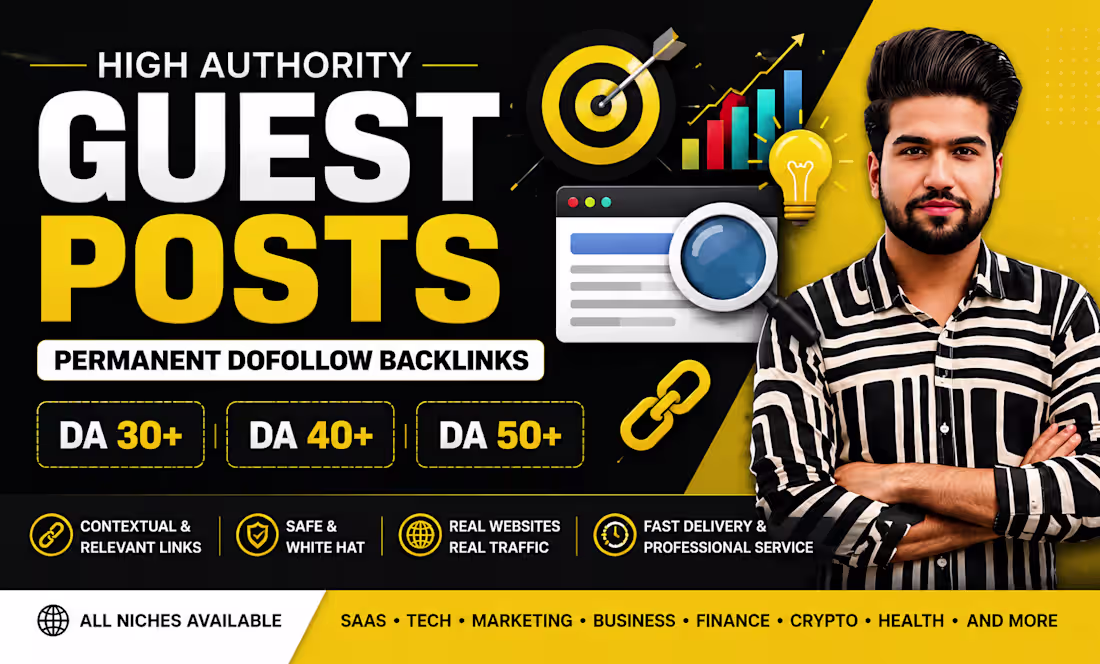 Cover image for Guest Posting & High-Quality Link Building