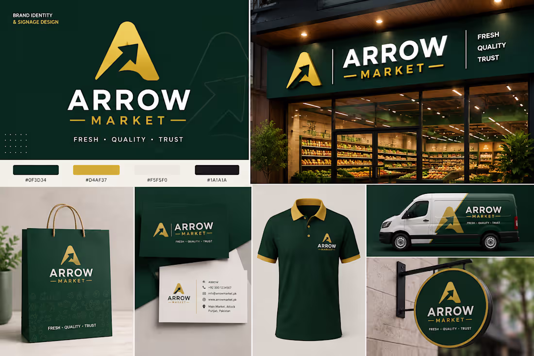 Cover image for Premium Brand Identity, Logo & Signage Design