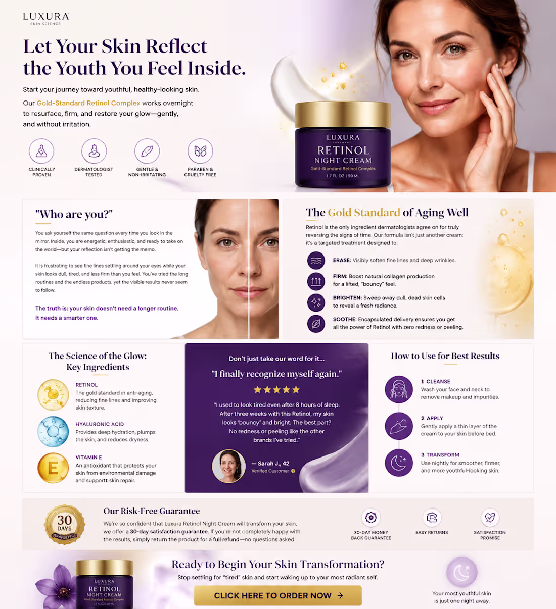 Cover image for Luxura Retinol Night Cream –