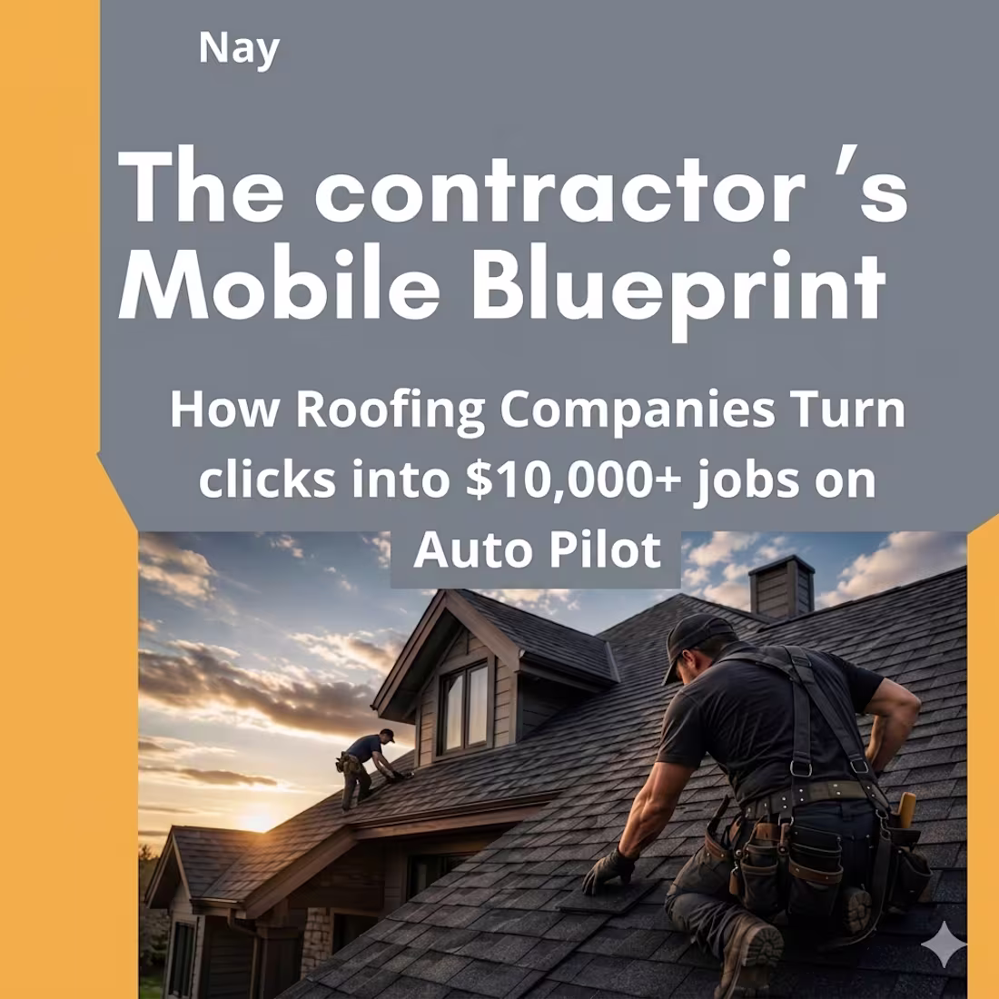 Cover image for High-Converting Mobile Landing Page for Roofers