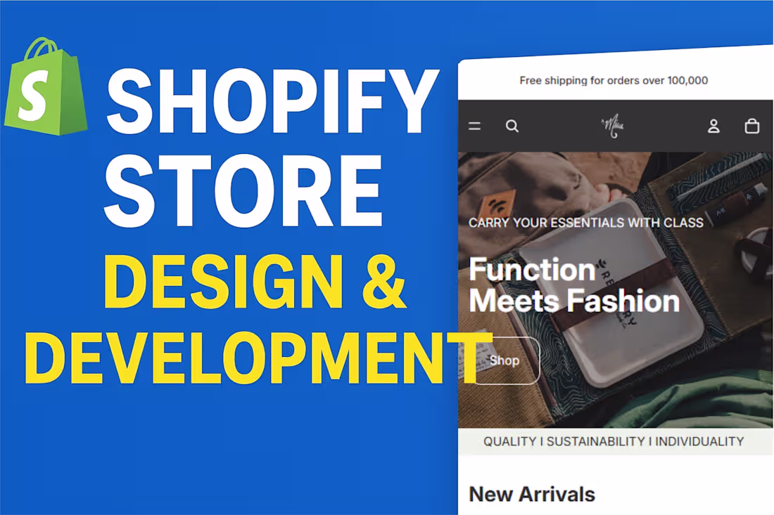Cover image for Here are 3 things I fix on most Shopify stores: • Poor above...