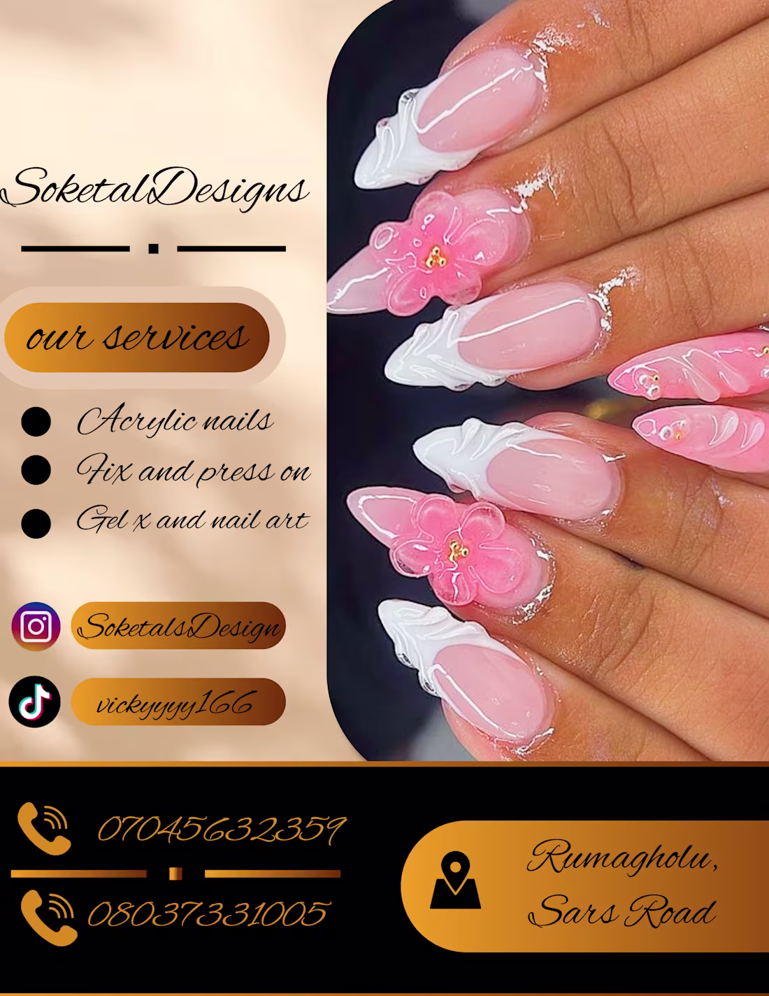 Cover image for Did this nail tech flyer in my spare time