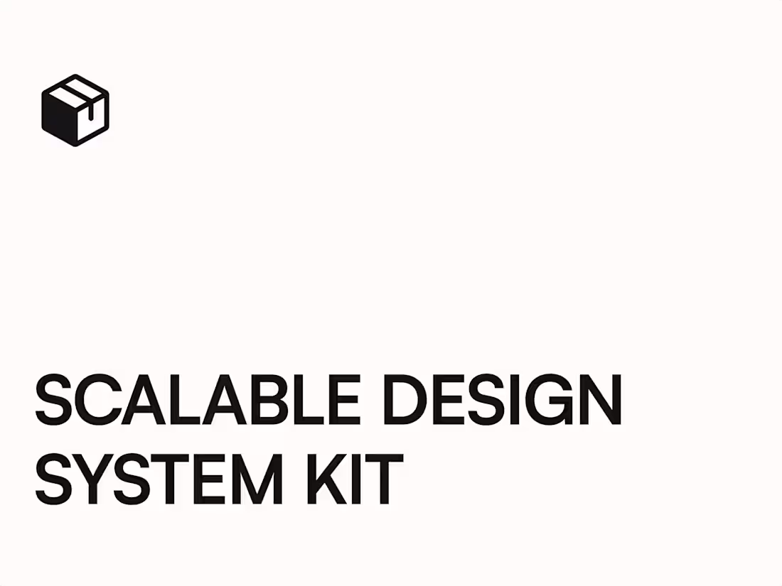 Cover image for Scalable Design System Kit