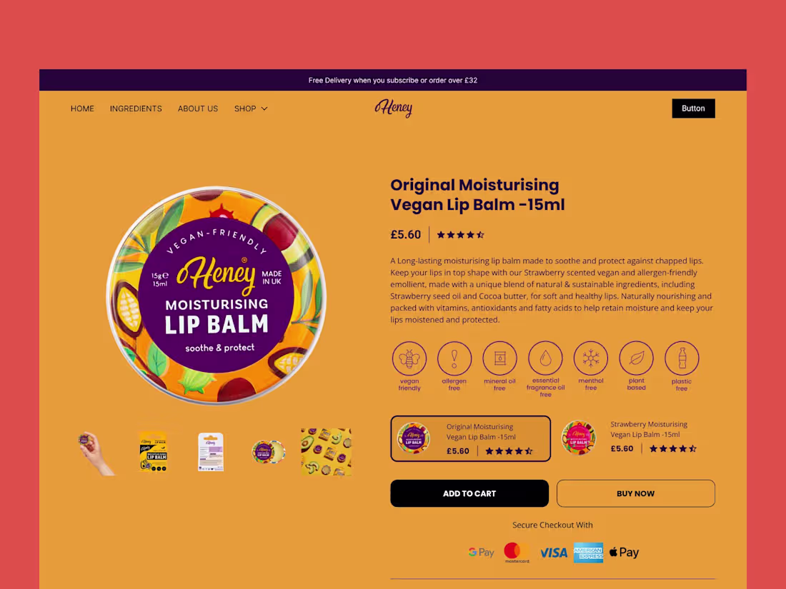 Cover image for OHeney Landing page