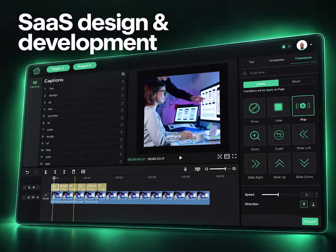 Cover image for SaaS Design & Development | AI Integrations