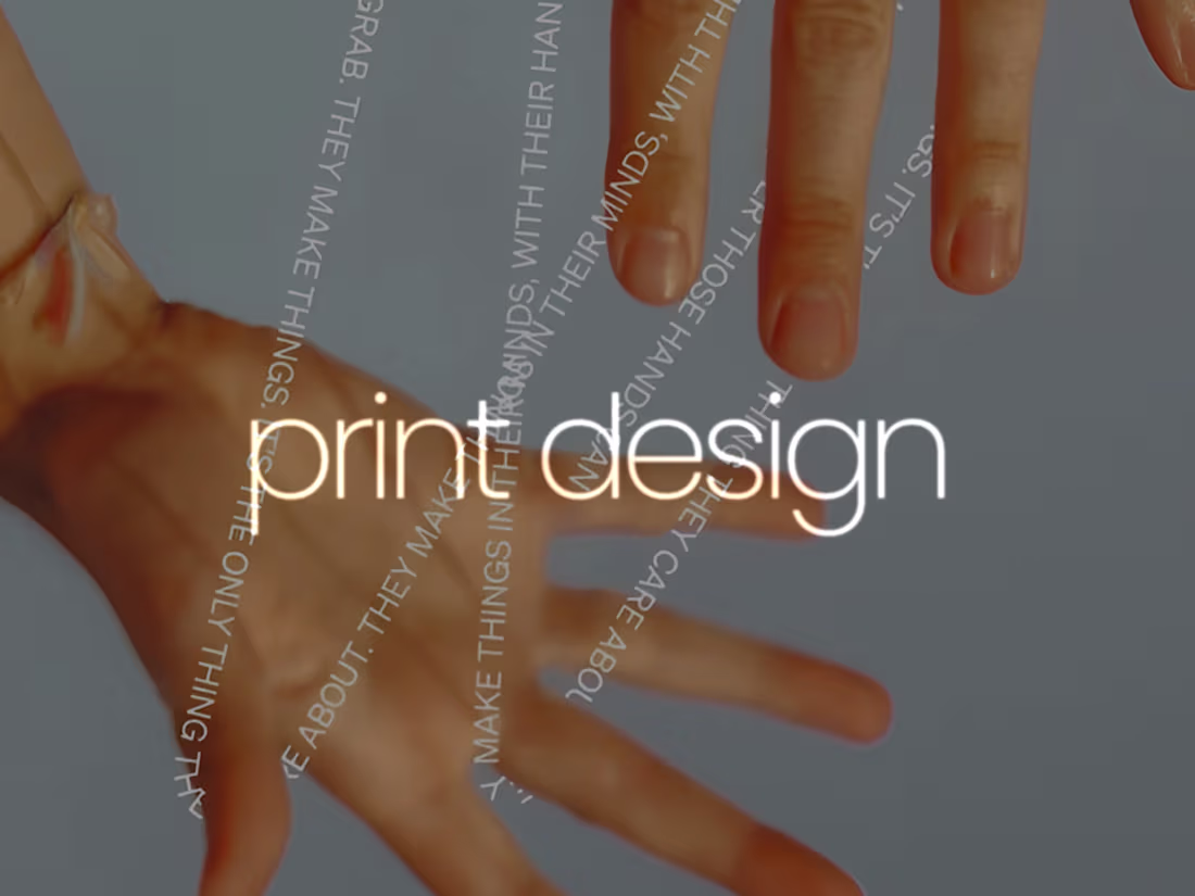 Cover image for Print Design
