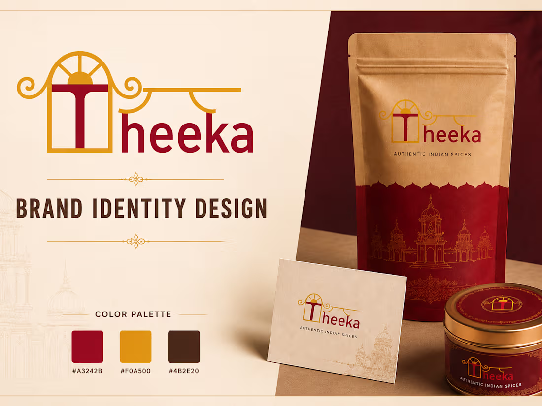 Cover image for THEEKA Brand Identity Design