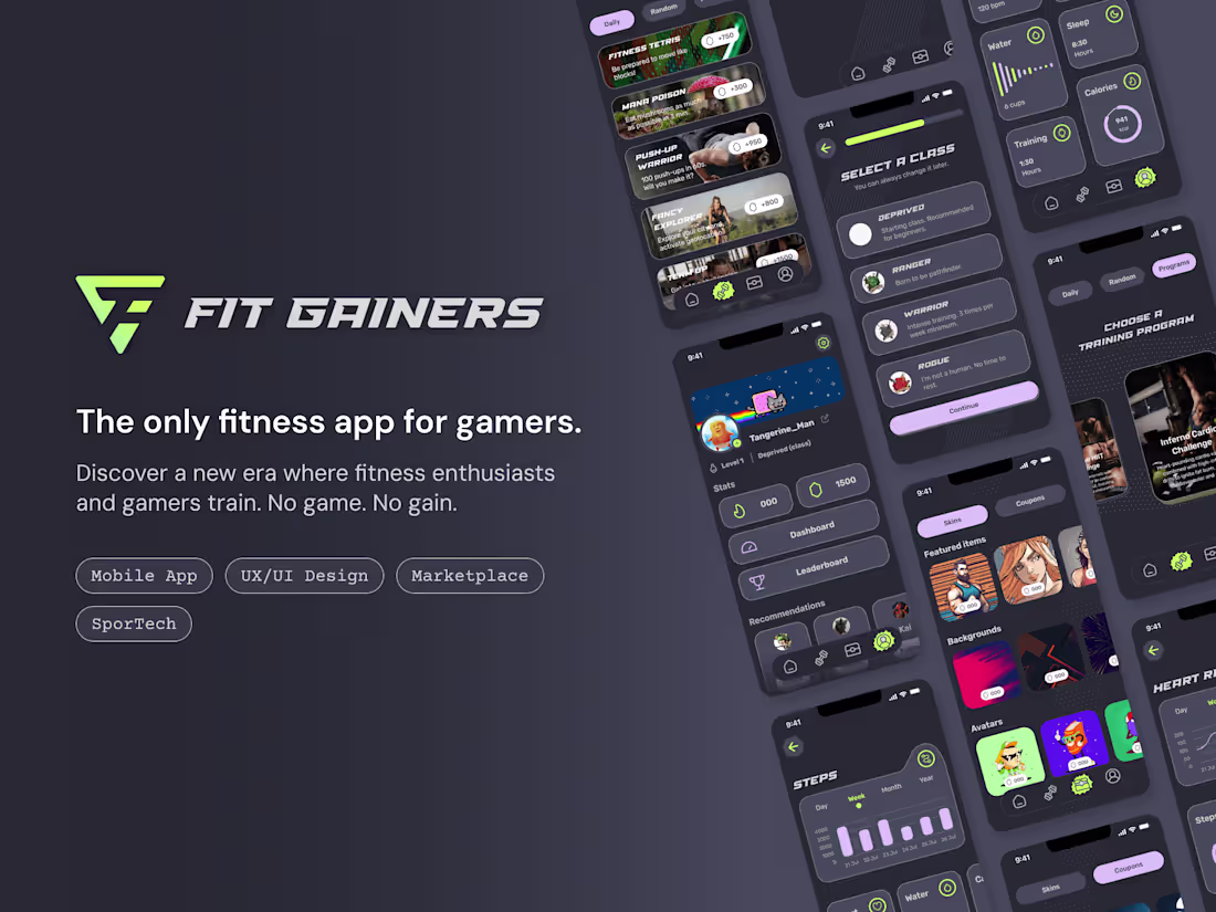 Cover image for Mobile App Design & Development - Fit Gainer