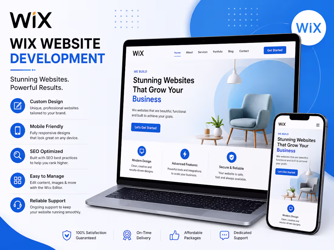 Cover image for Wix Website Design & Redesign
