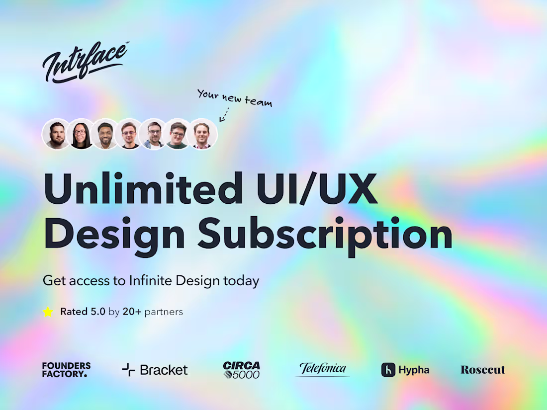Cover image for Infinite Design – UI/UX Design Subscription