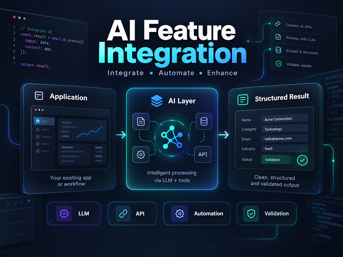 Cover image for AI Feature Integration