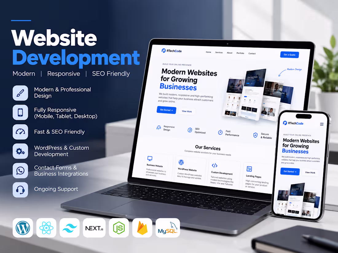 Cover image for Website Development