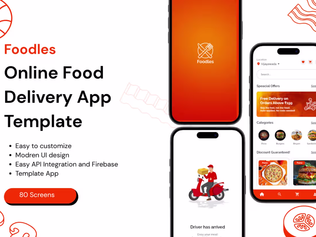 Cover image for Food Delivery App - Andriod & iOS