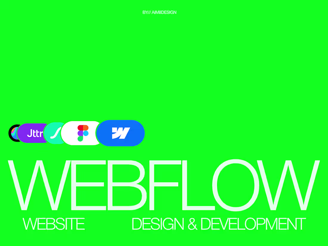 Cover image for Webflow Design and Developement — Multi-Page + CMS