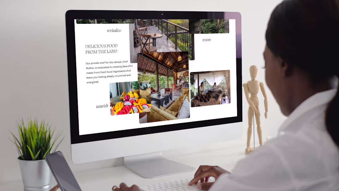 Cover image for Squarespace Website Design & Retreat Page