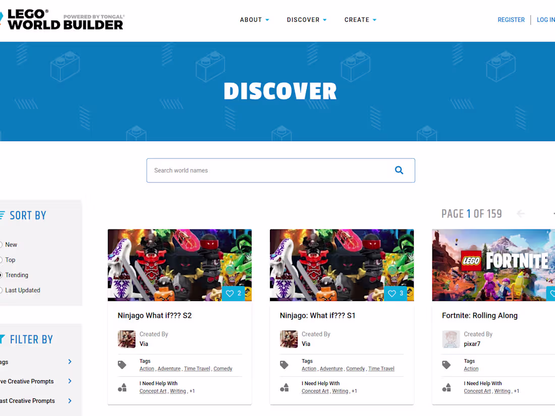 Cover image for Lego World Builder