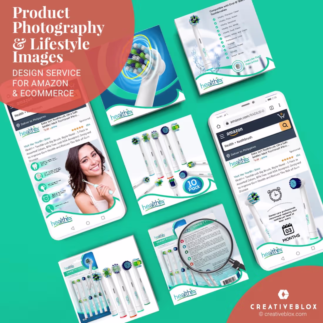 Cover image for Product Listing images for Amazon using 3D.