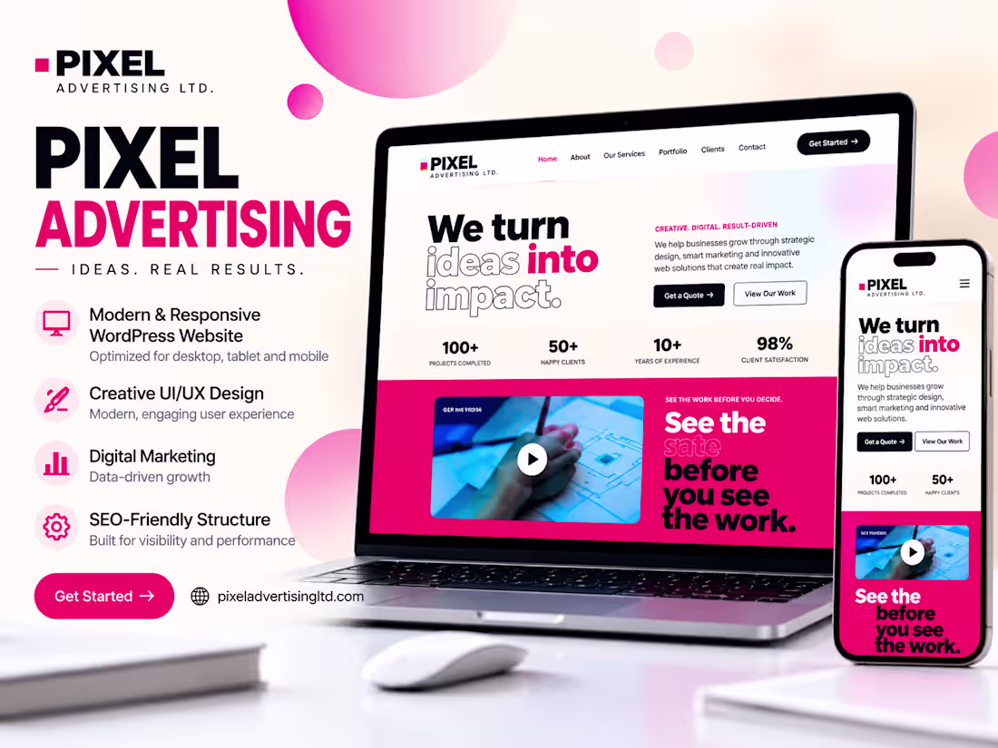 Cover image for WordPress Website Design & Development | Responsive, SEO-Friendl