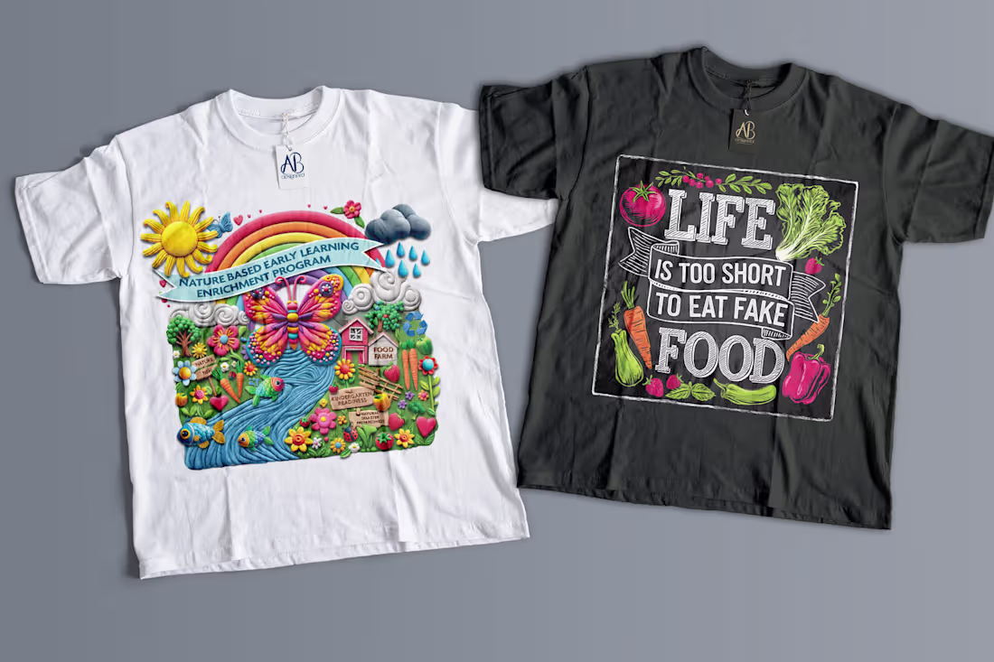 Cover image for Custom T-Shirt Designs for The Healthy Earth Org