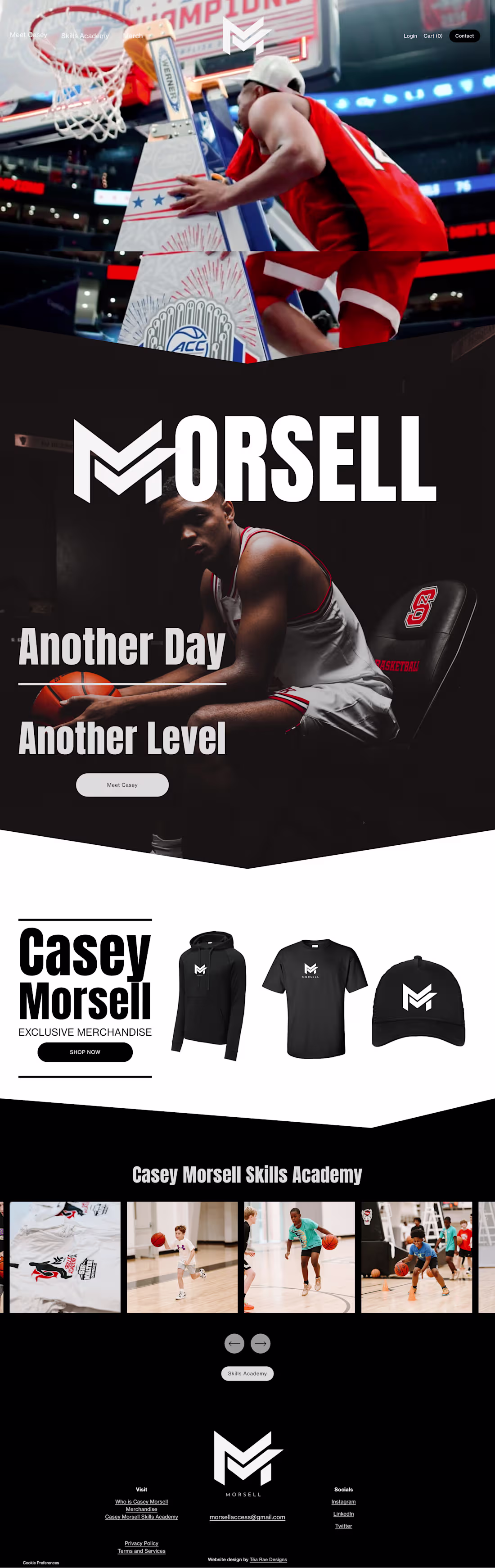 Cover image for Squarespace Site for Casey Morsell