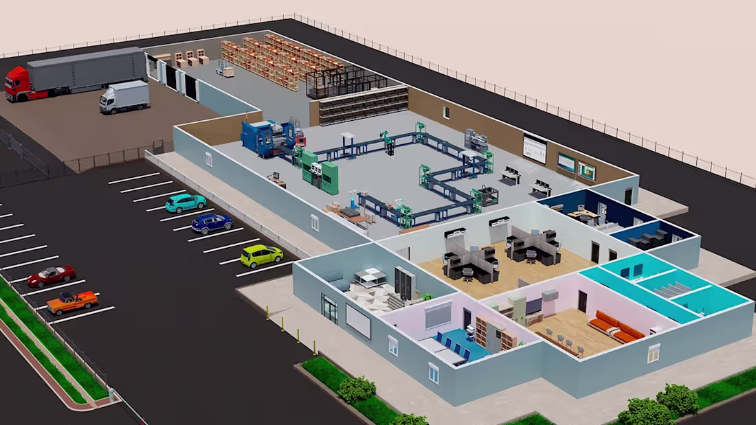 Cover image for 3D Spatial Layouts & Commercial Interior Cross-Sections 
