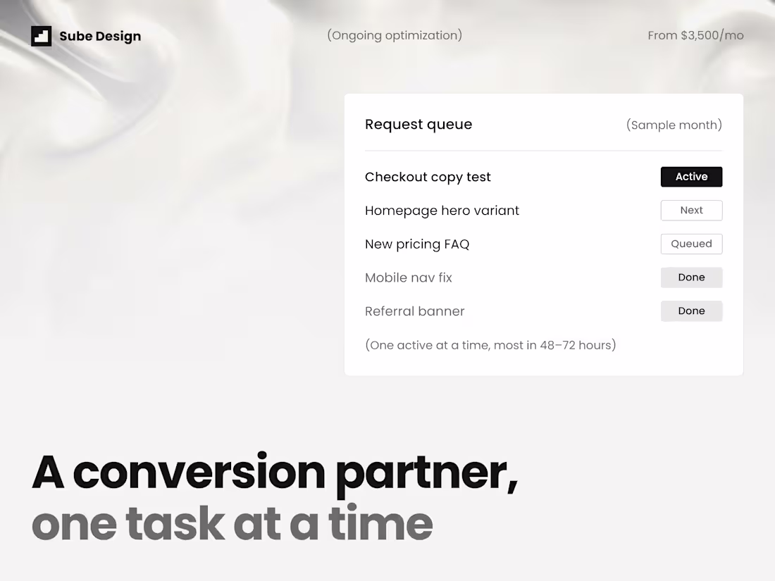 Cover image for Ongoing Optimization