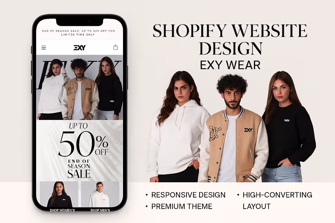 Cover image for Shopify Ecommerce | Fashion store