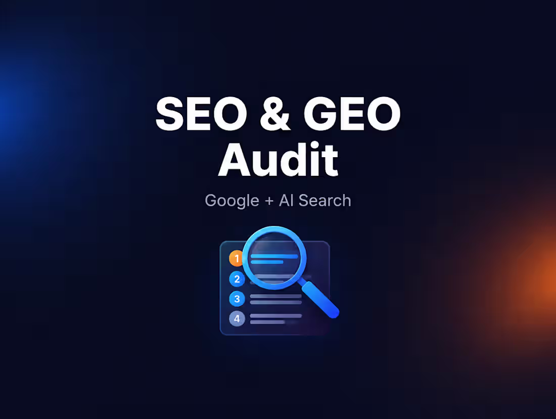 Cover image for SEO & GEO Audit for Local Businesses