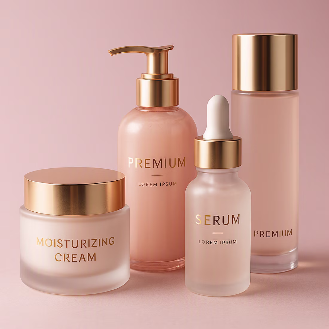 Cover image for Elegant skincare product branding with