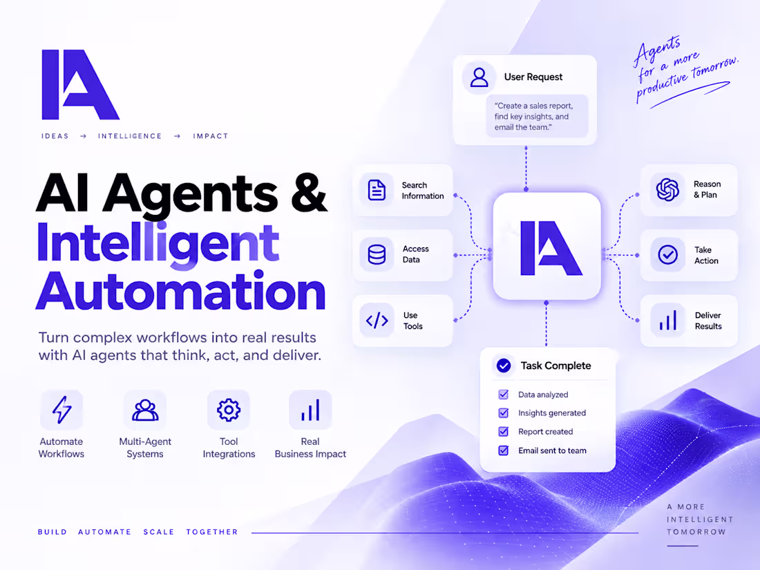 Cover image for AI Agents & Intelligent Automation