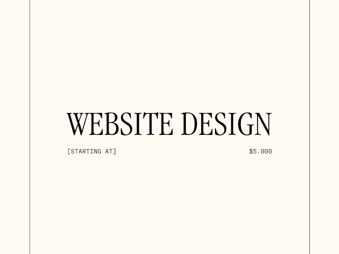 Cover image for Website Design