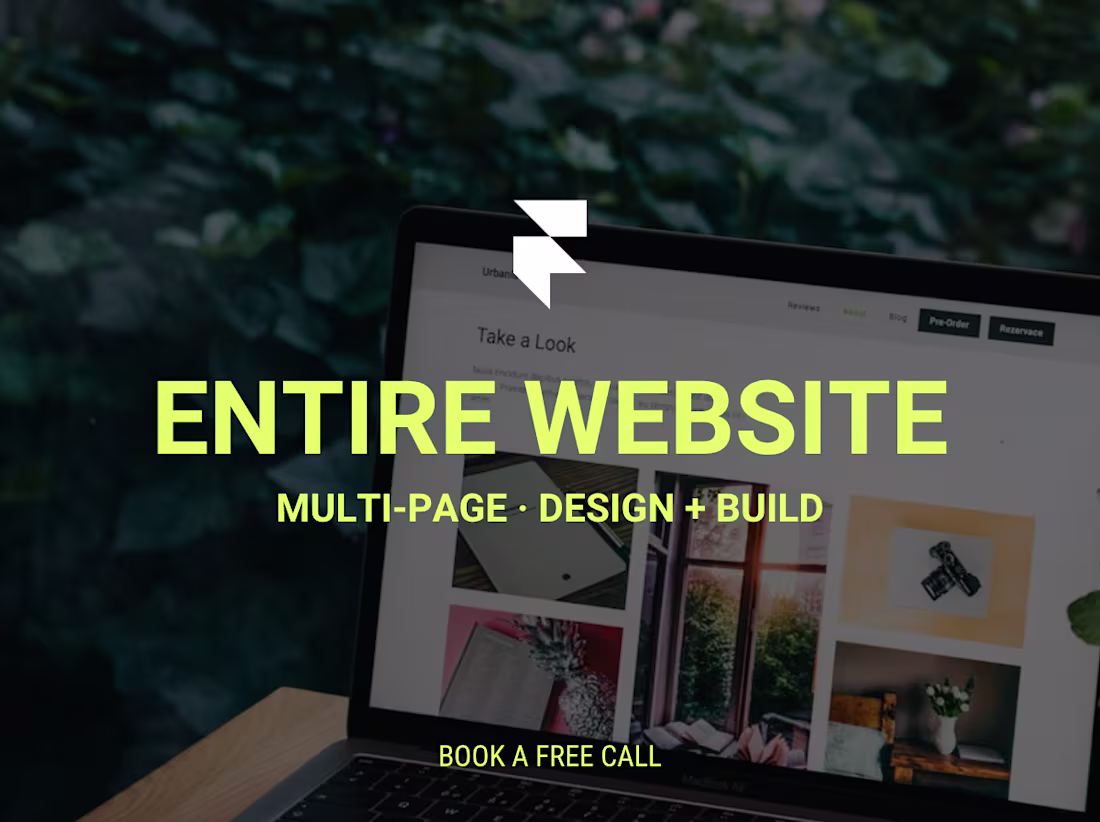 Cover image for Framer Website — Design + Build