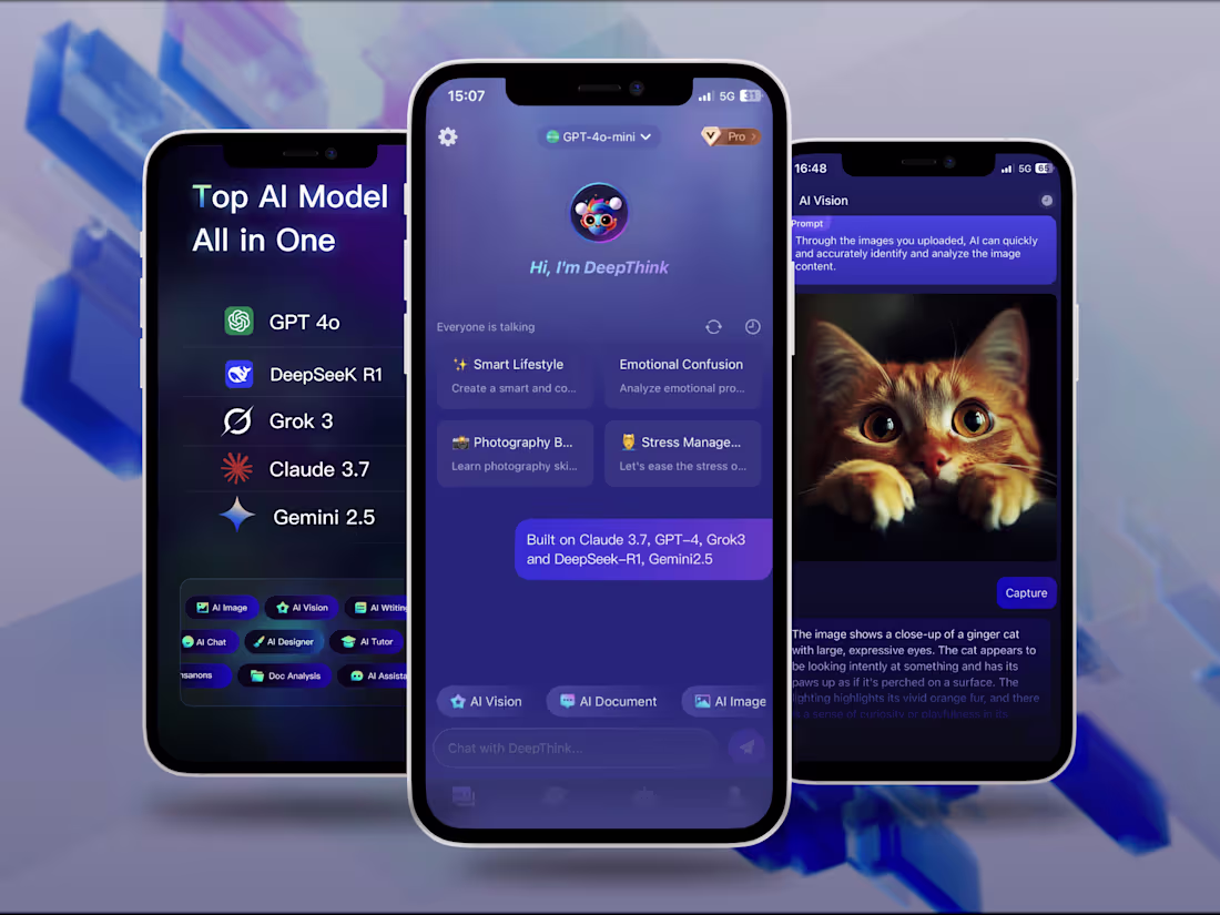 Cover image for Deep AI All-in-One Assistant App Case Study