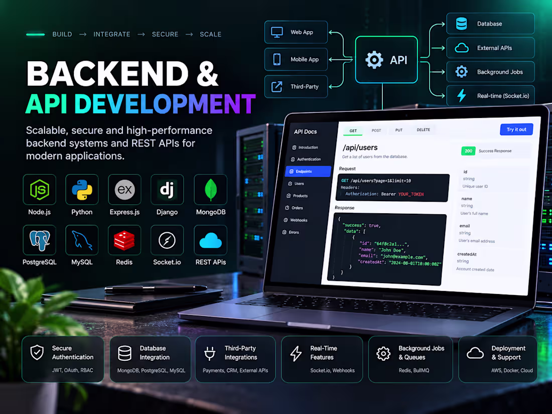 Cover image for Backend & API Development