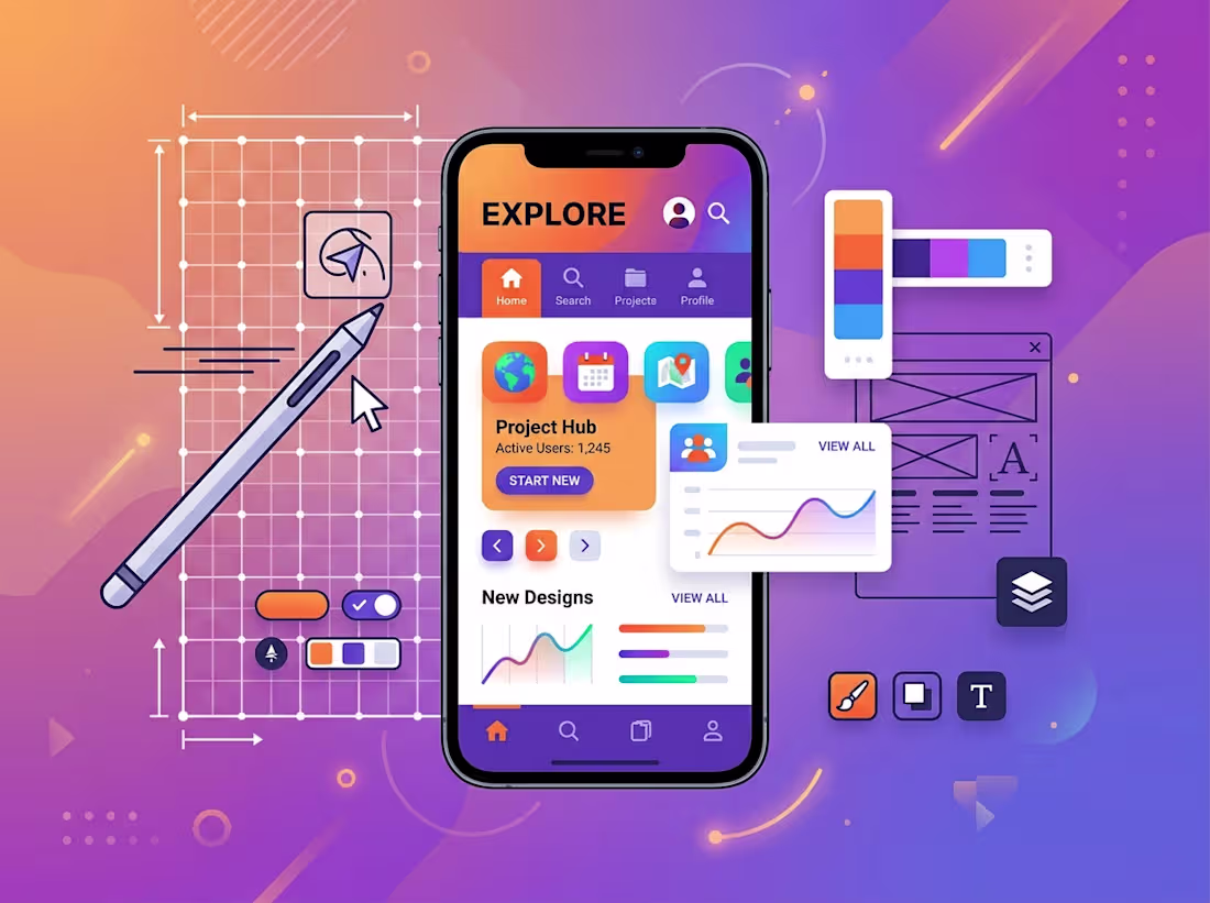 Cover image for Mobile App UI/UX Design