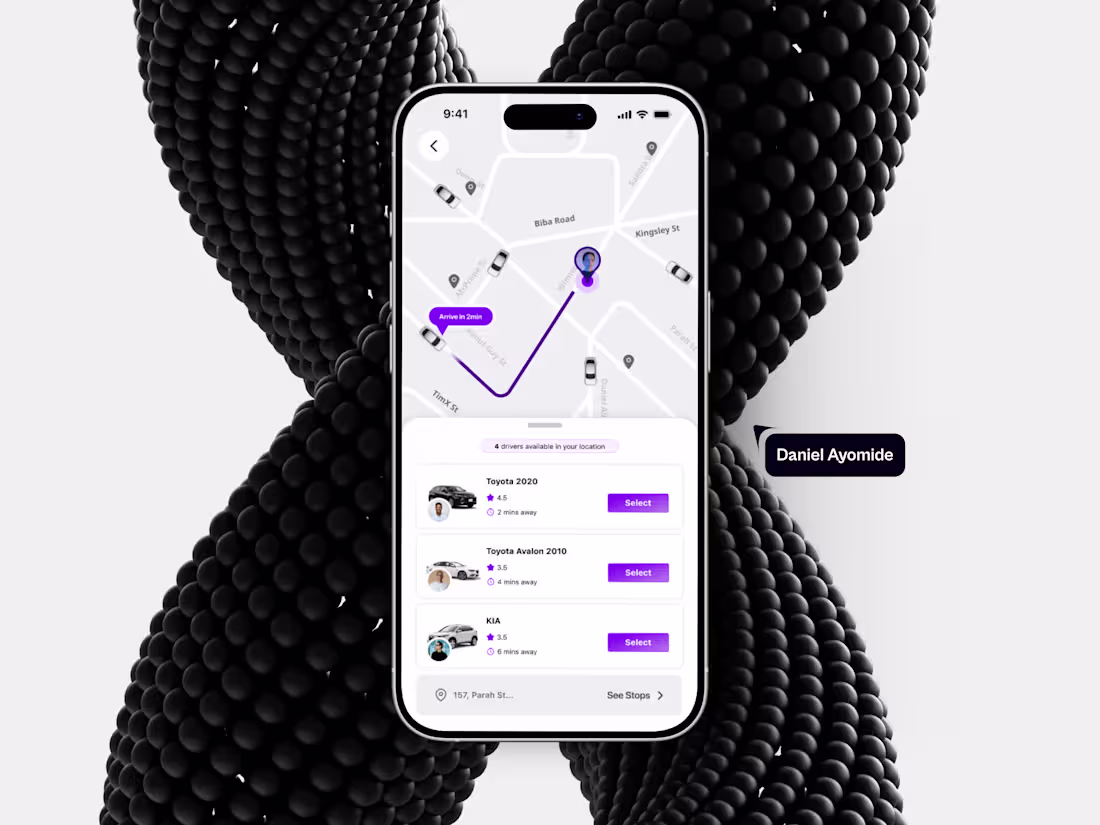 Cover image for Ride App -Ongoing Design Project