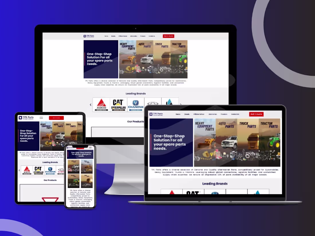 Cover image for TPE Parts | Auto Parts WooCommerce Dealership