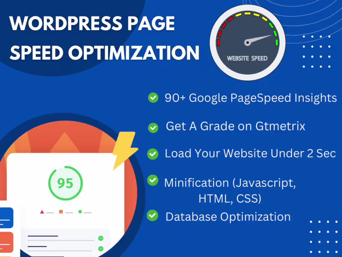 Cover image for WordPress Website Speed Optimization | Page Speed Optimization