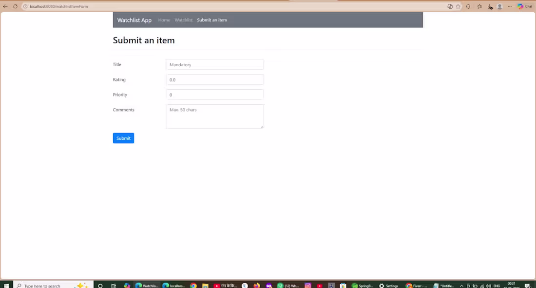 Cover image for I will develop Spring Boot RESTAPIs,Thymeleaf web application
