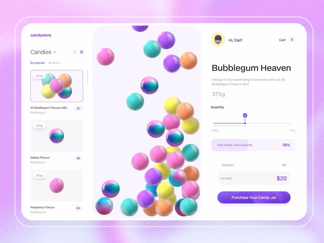 Cover image for Sweet Dreams: Interactive Candy Store