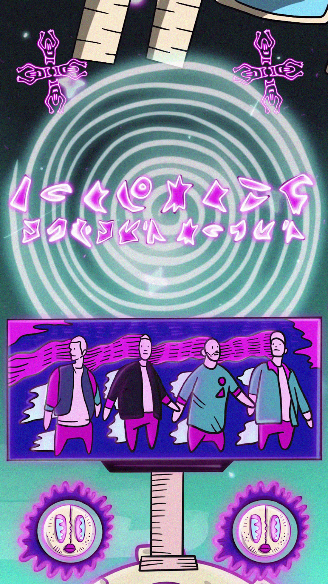 Cover image for Coldplay-Higher Power Animation Video
